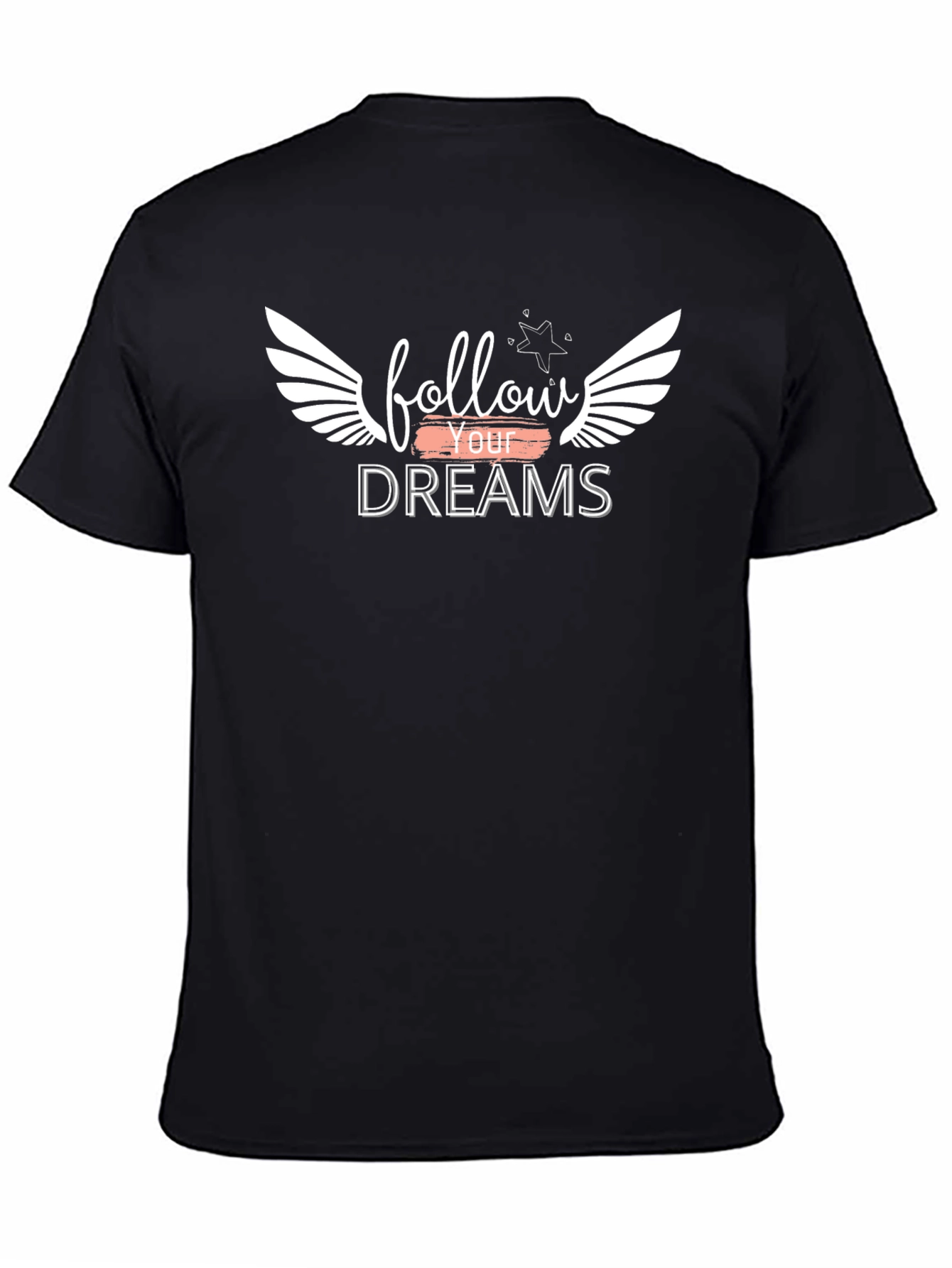 Follow Your Dreams Graphic Tee - Black