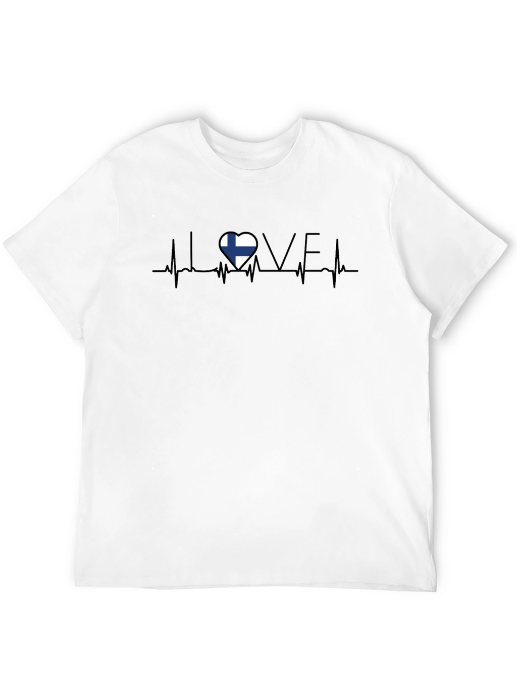 Finland Heartbeat Love T-Shirt