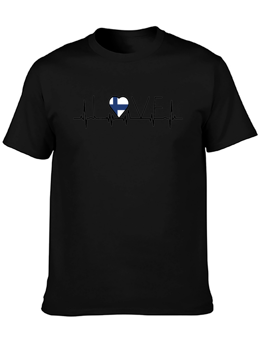 Finland Heartbeat Love T-Shirt