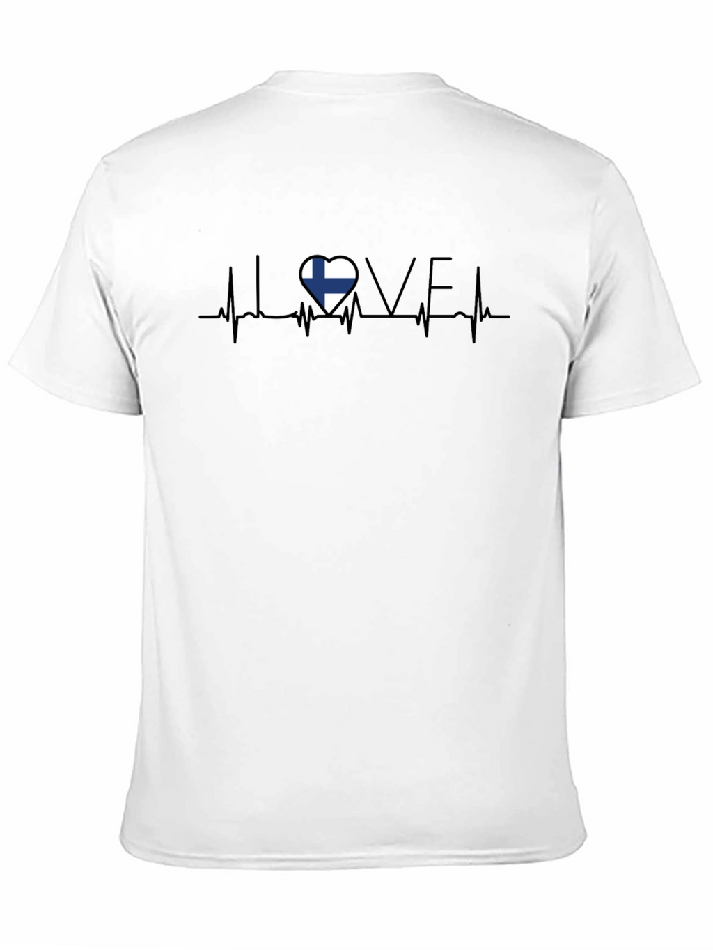 Finland Heartbeat Love T-Shirt