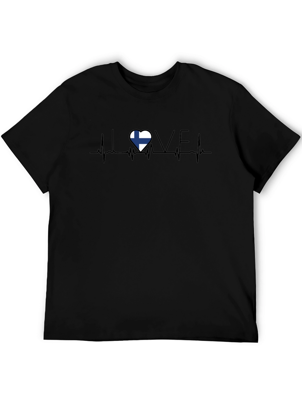 Finland Heartbeat Love T-Shirt
