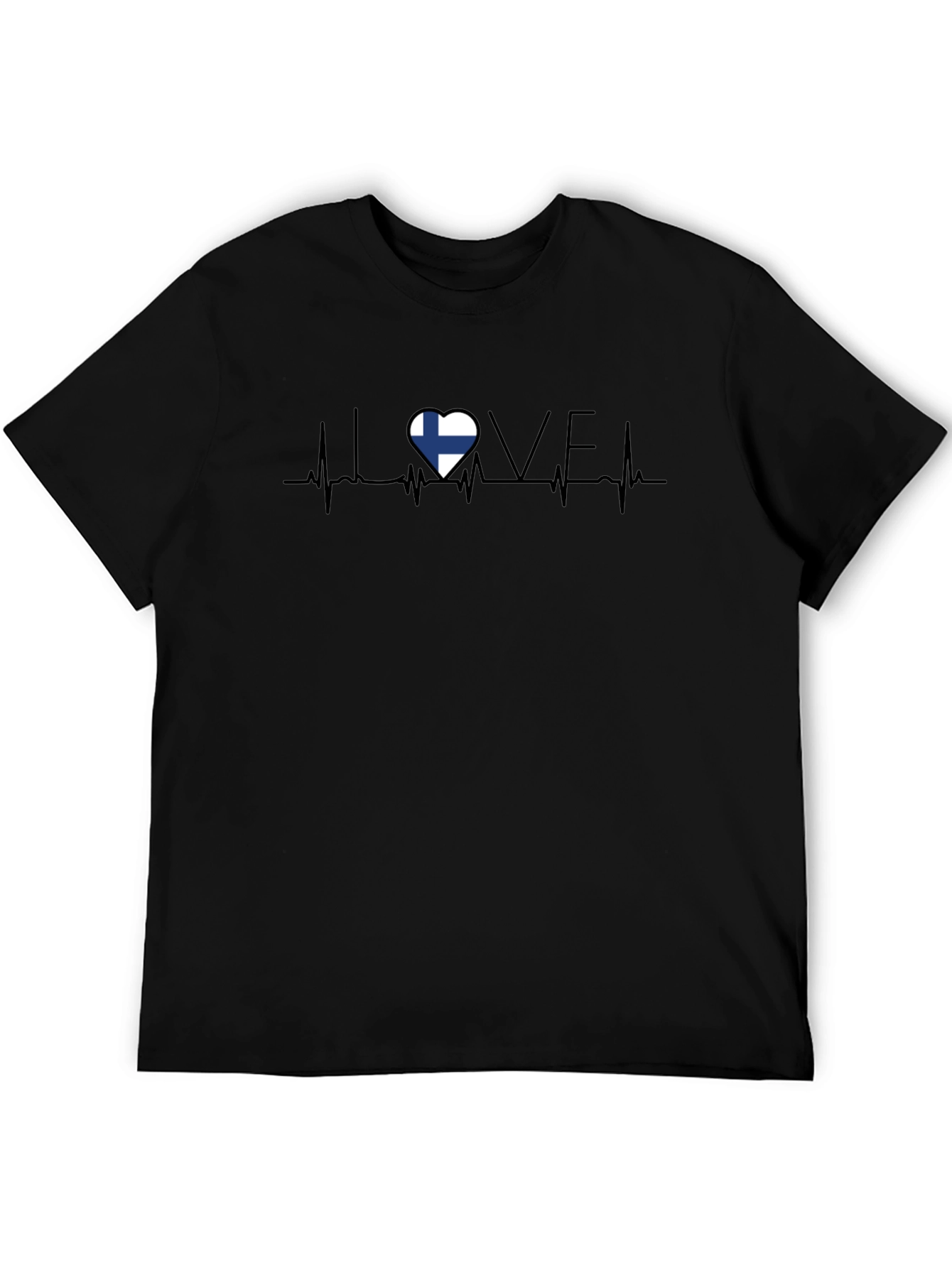 Finland Heartbeat Love T-Shirt