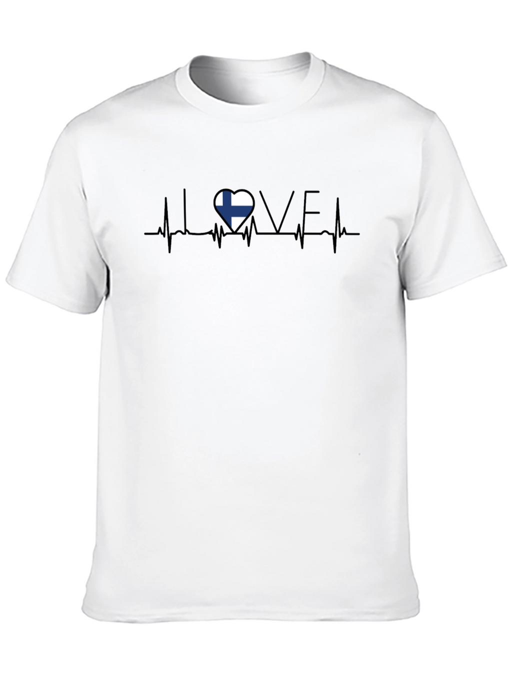 Finland Heartbeat Love T-Shirt