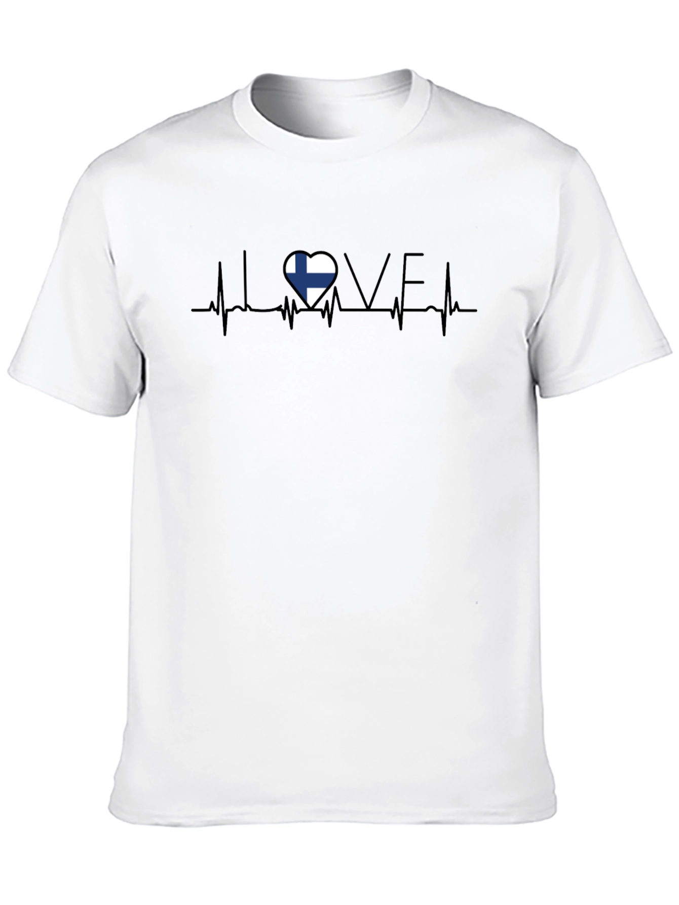 Finland Heartbeat Love T-Shirt