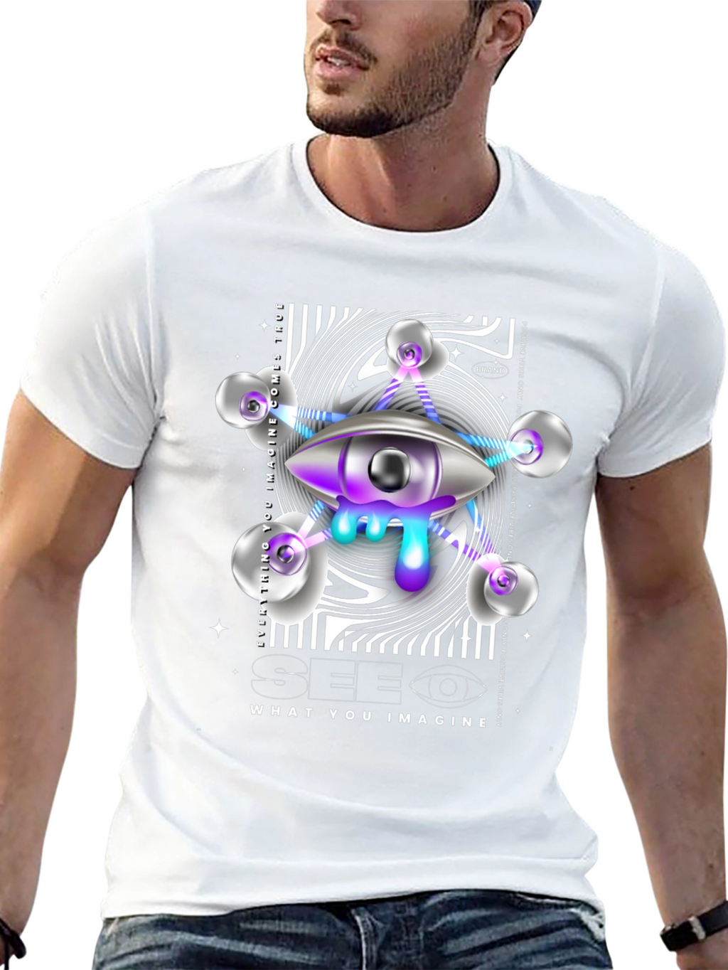Surreal Vision Tee: Imagine & See True