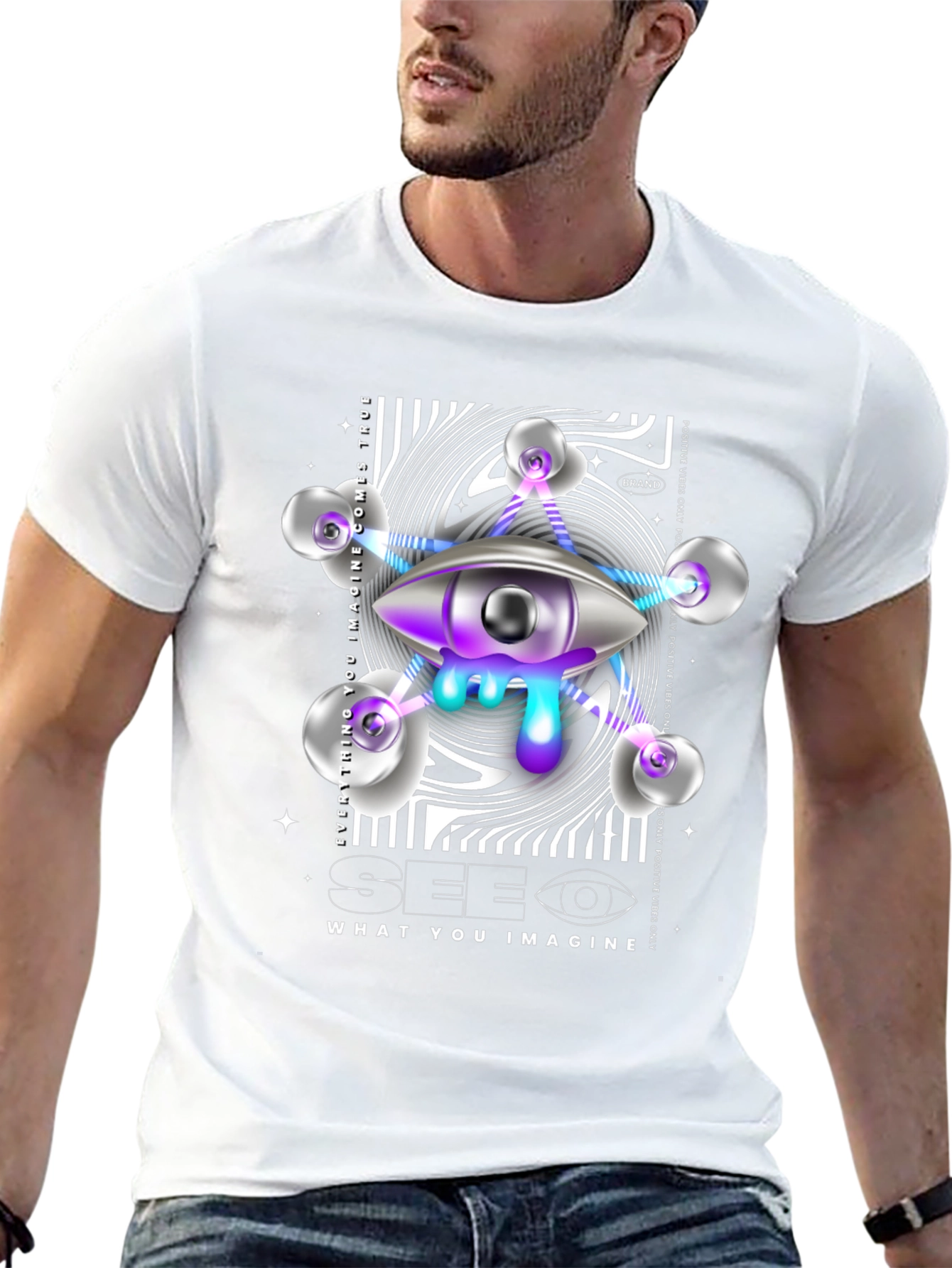 Surreal Vision Tee: Imagine & See True