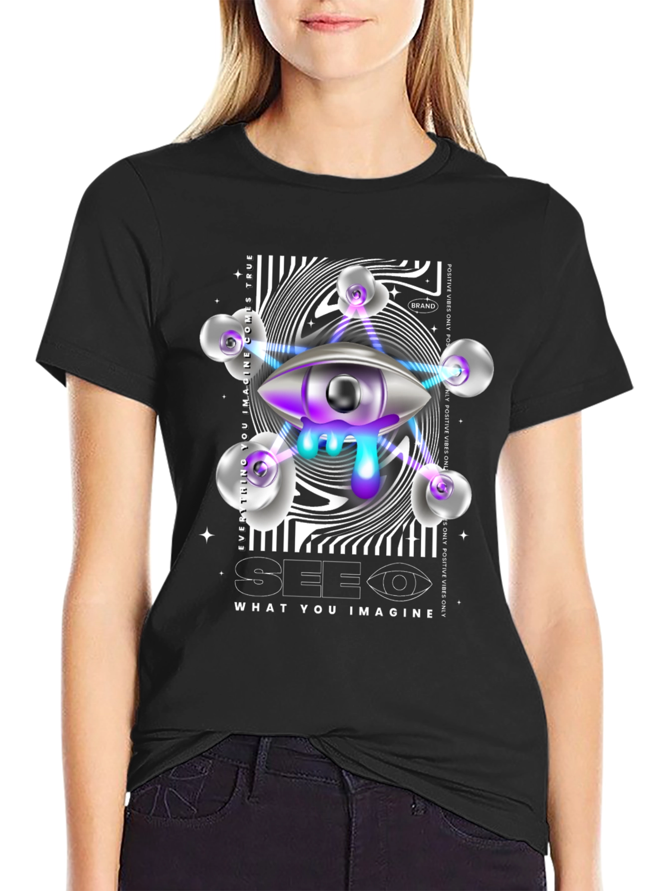 Surreal Vision Tee: Imagine & See True