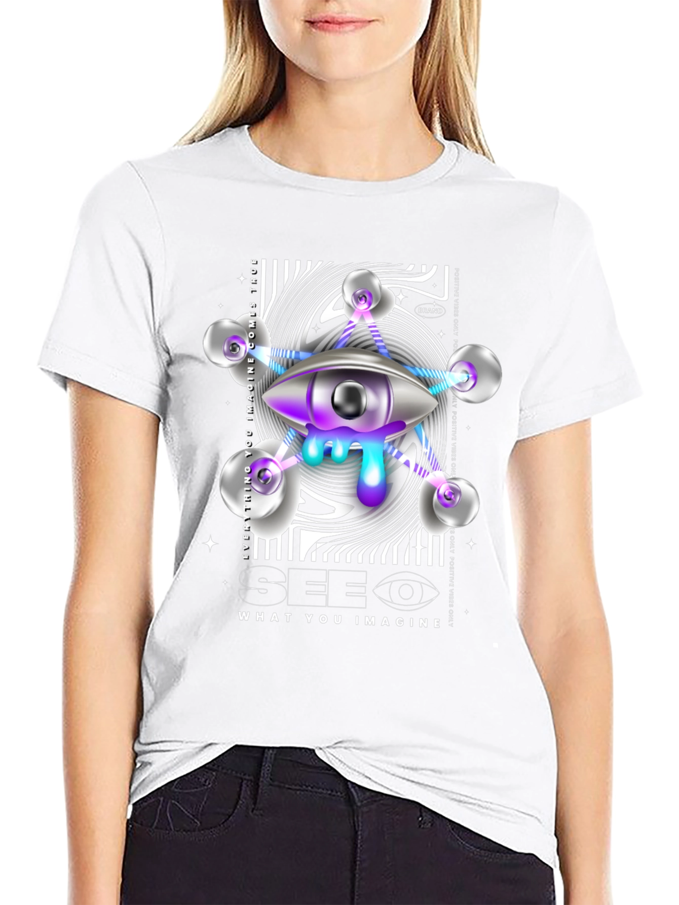 Surreal Vision Tee: Imagine & See True
