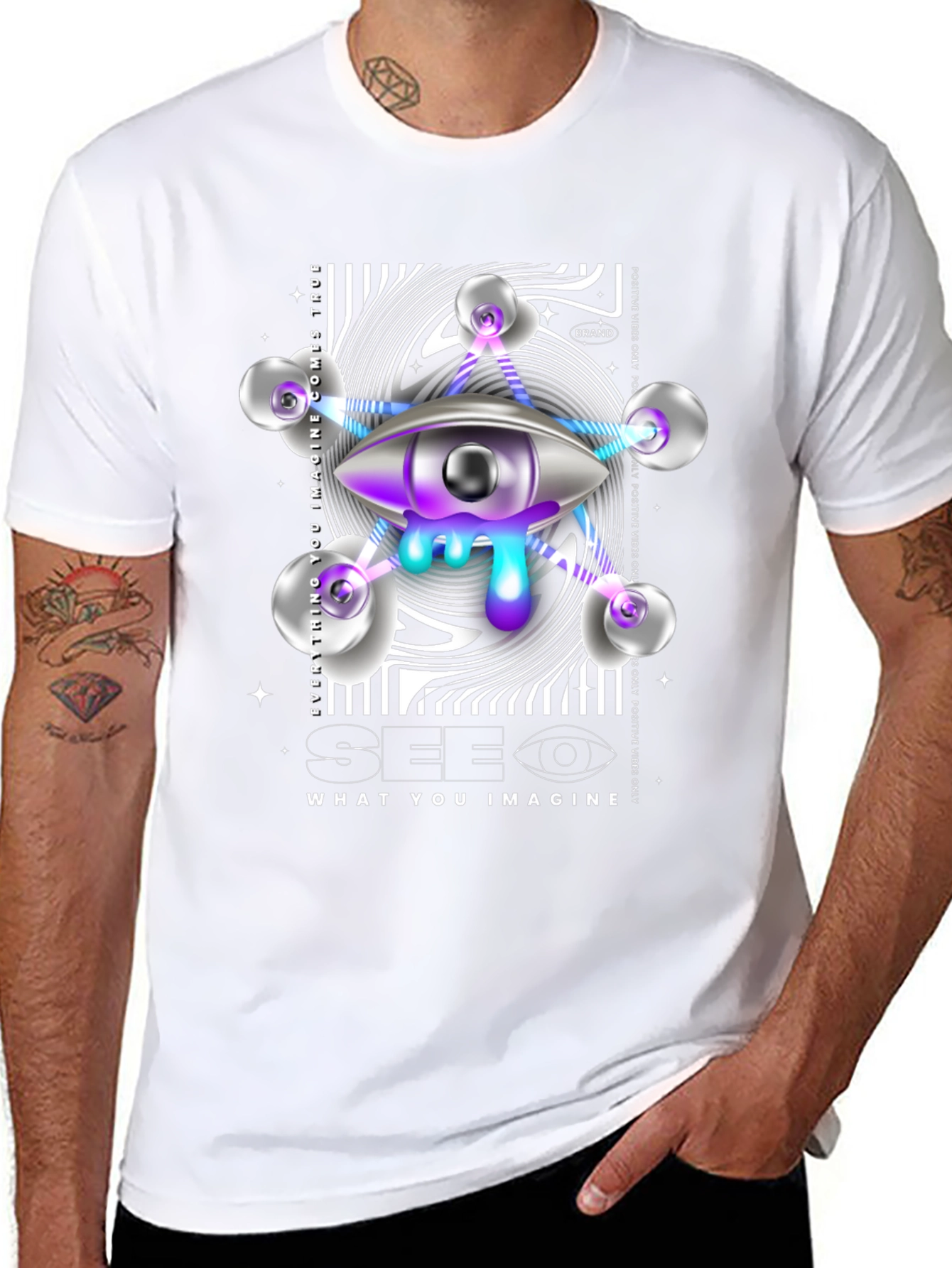 Surreal Vision Tee: Imagine & See True