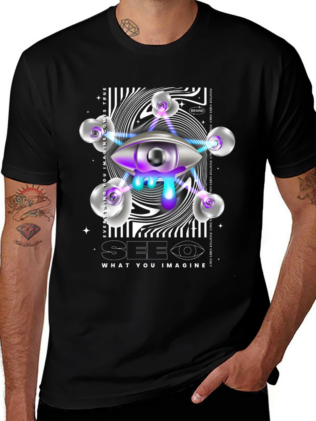 Surreal Vision Tee: Imagine & See True