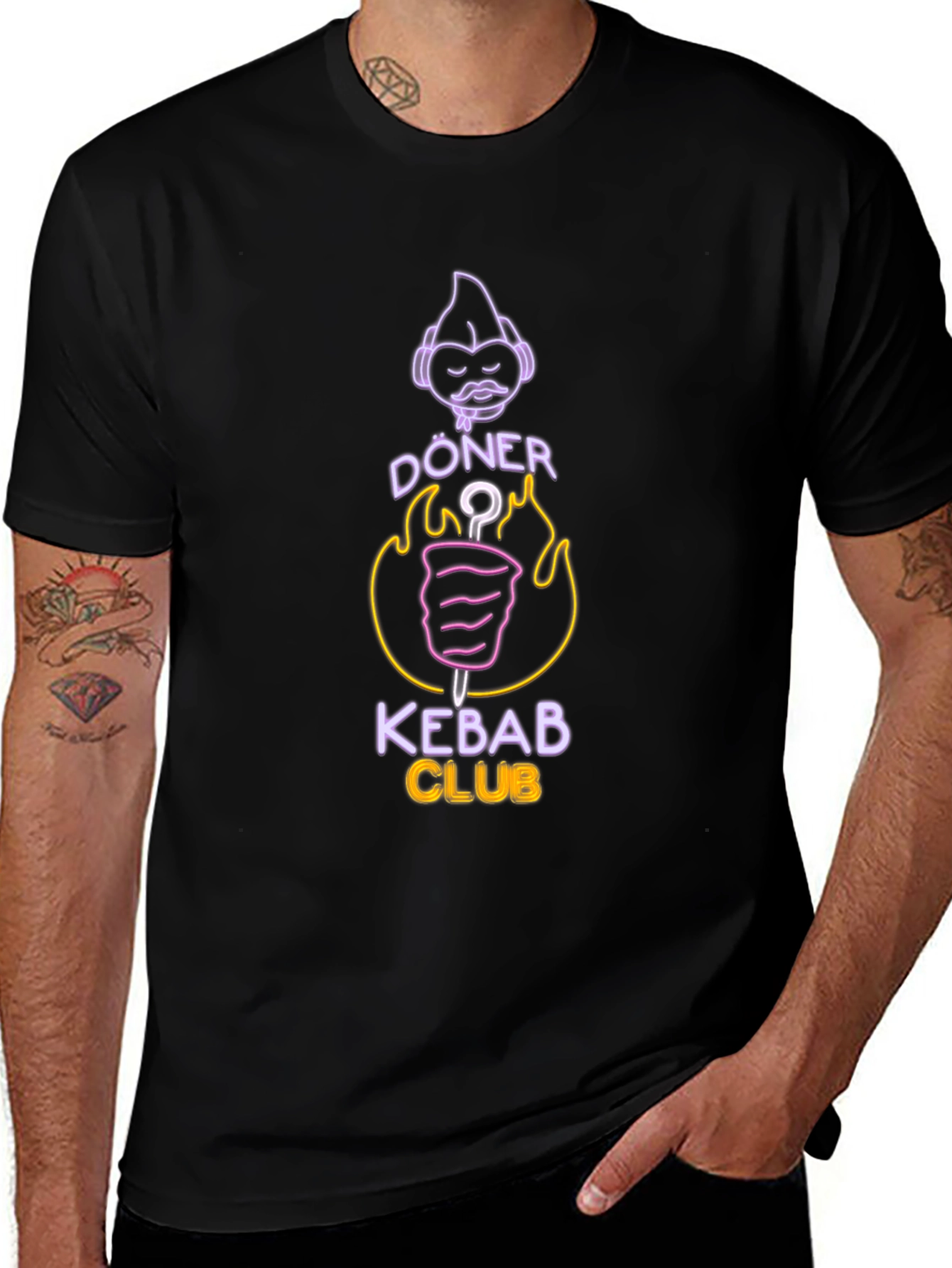Döner Kebab Club Black T-Shirt
