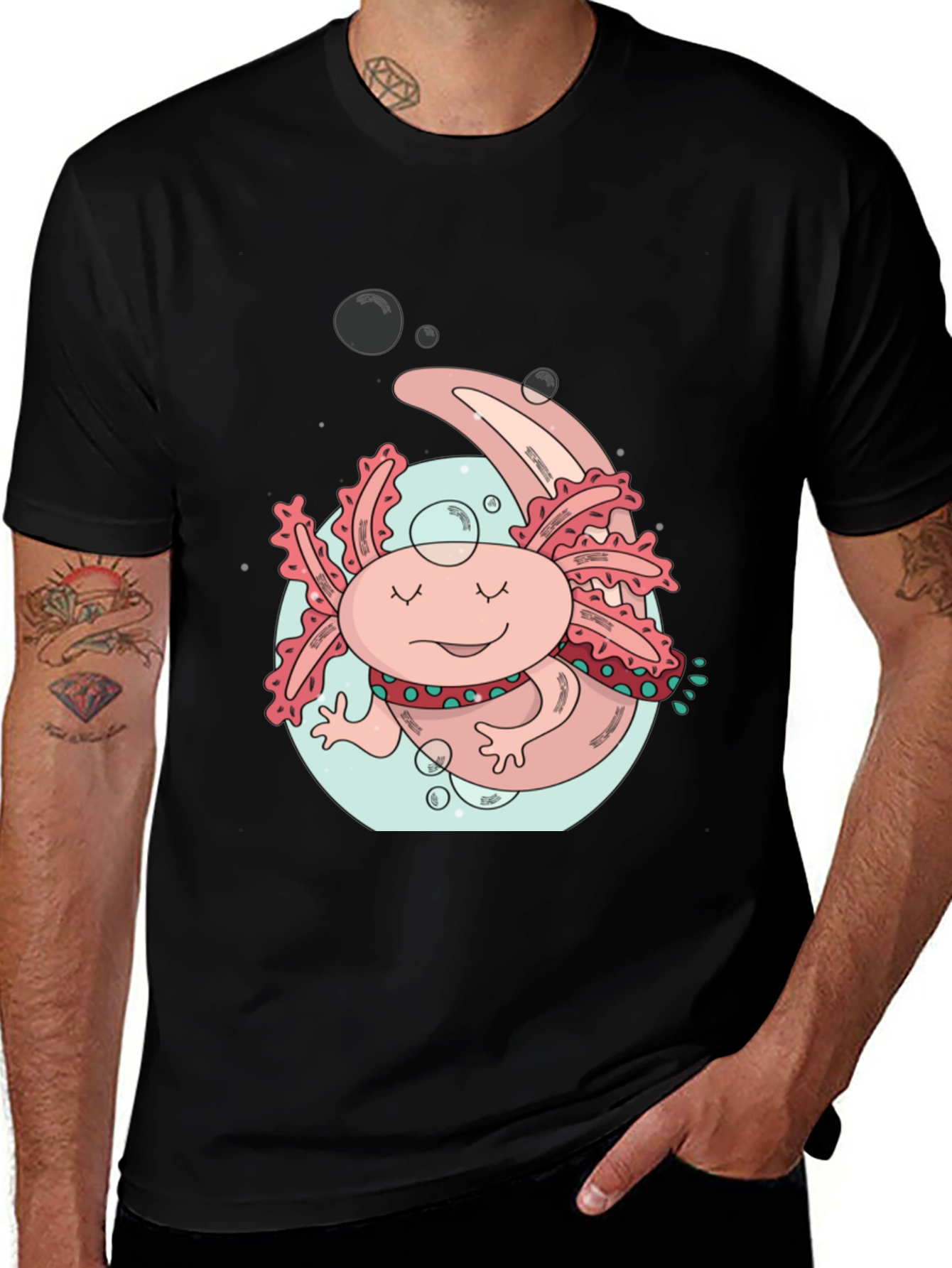 Axolotl Underwater T-Shirt