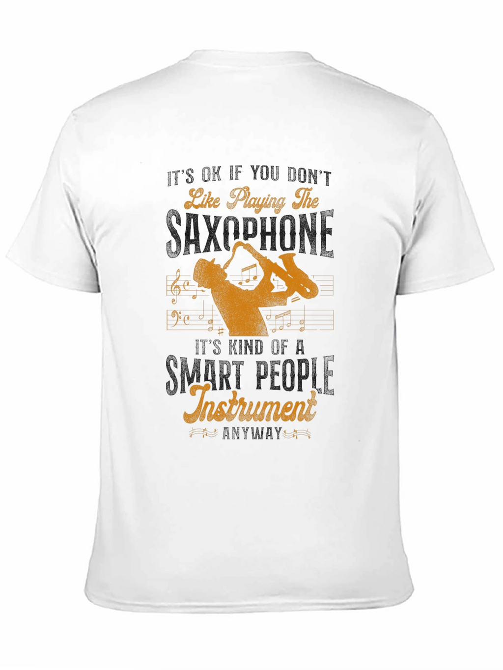 Saxophone Player Graphic Tee - Musical Instrument Lover Shirt