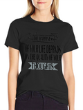 Inspirational Happiness Quote T-Shirt - Black