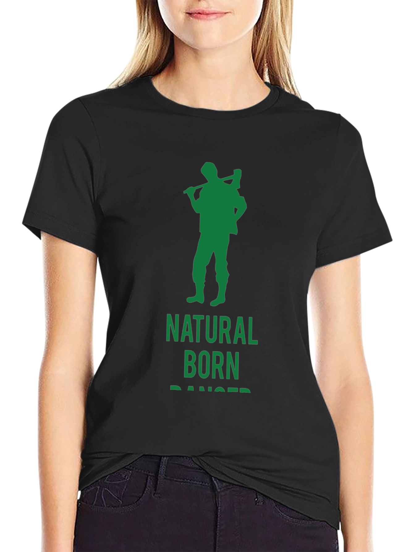 Natural Born Ranger Graphic Tee - Black