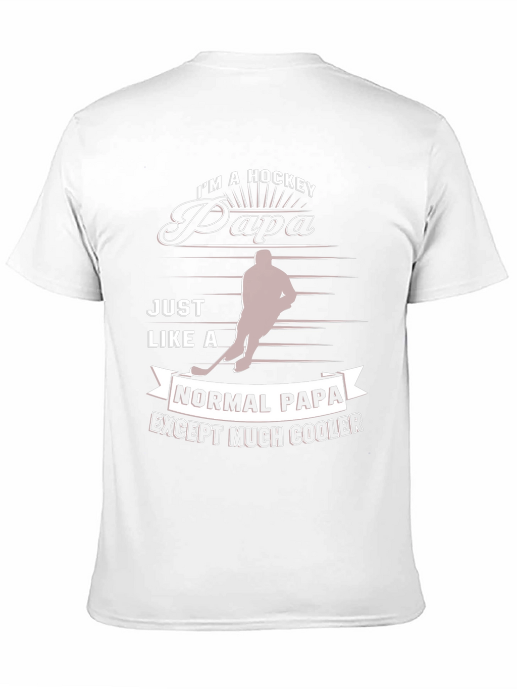 Hockey Papa T-Shirt - Cool Dad Tee