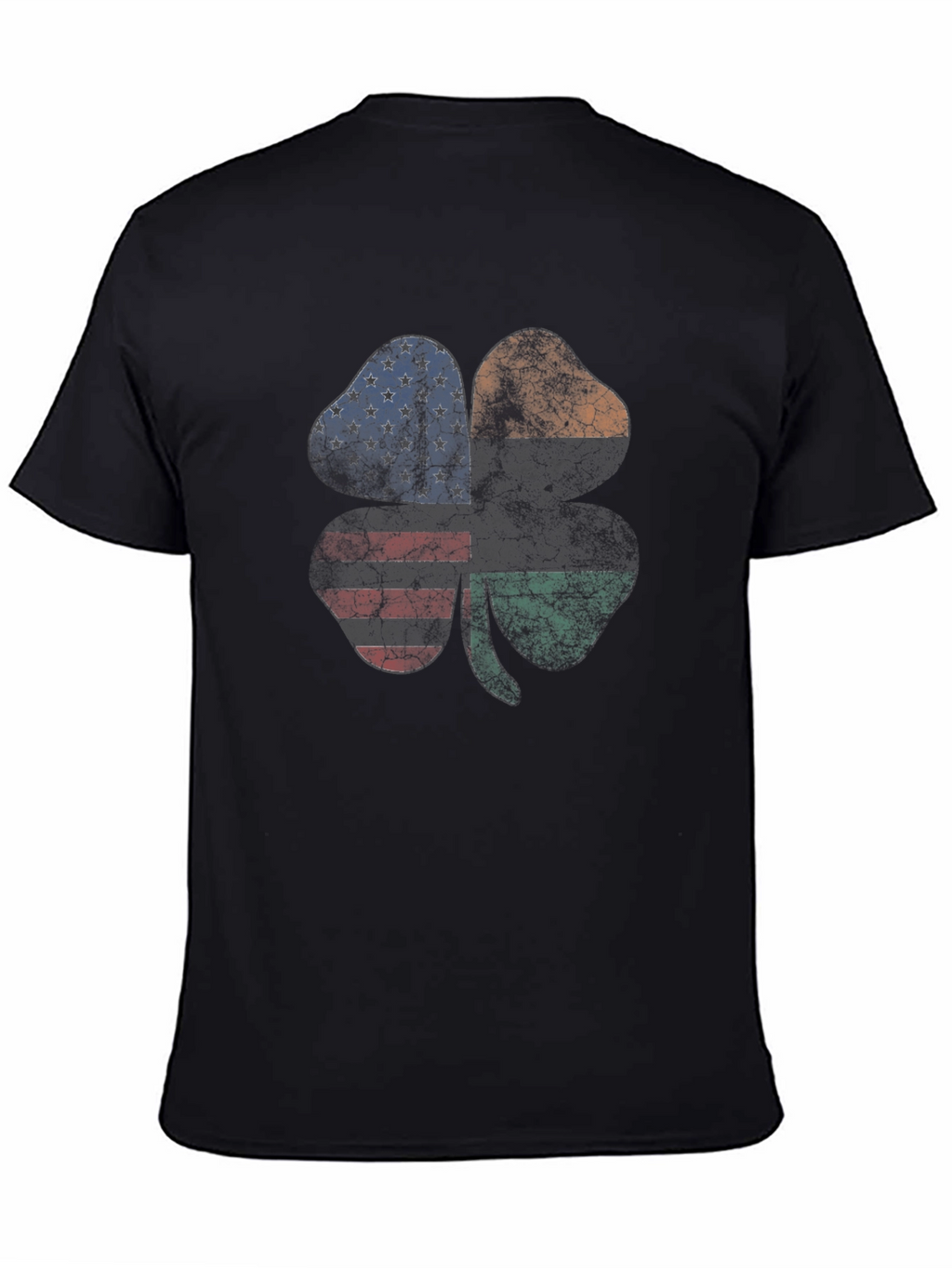St. Patricks Day Shamrock Flag Graphic Tee