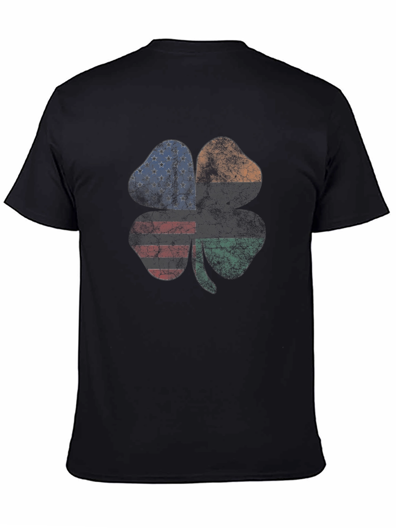 St. Patricks Day Shamrock Flag Graphic Tee