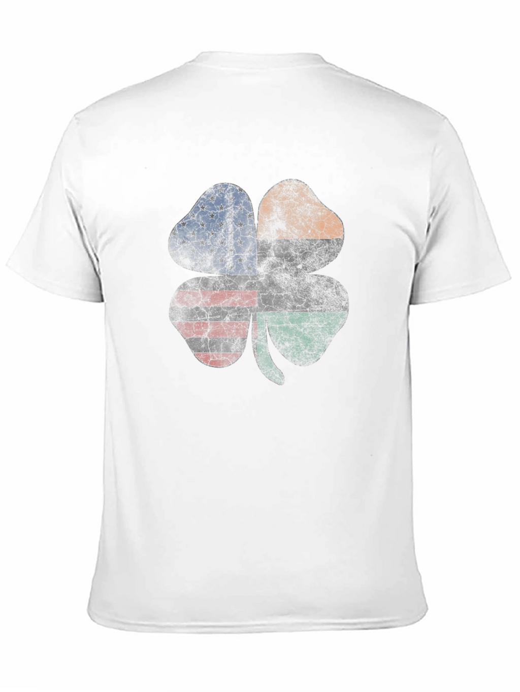 St. Patricks Day Shamrock Flag Graphic Tee