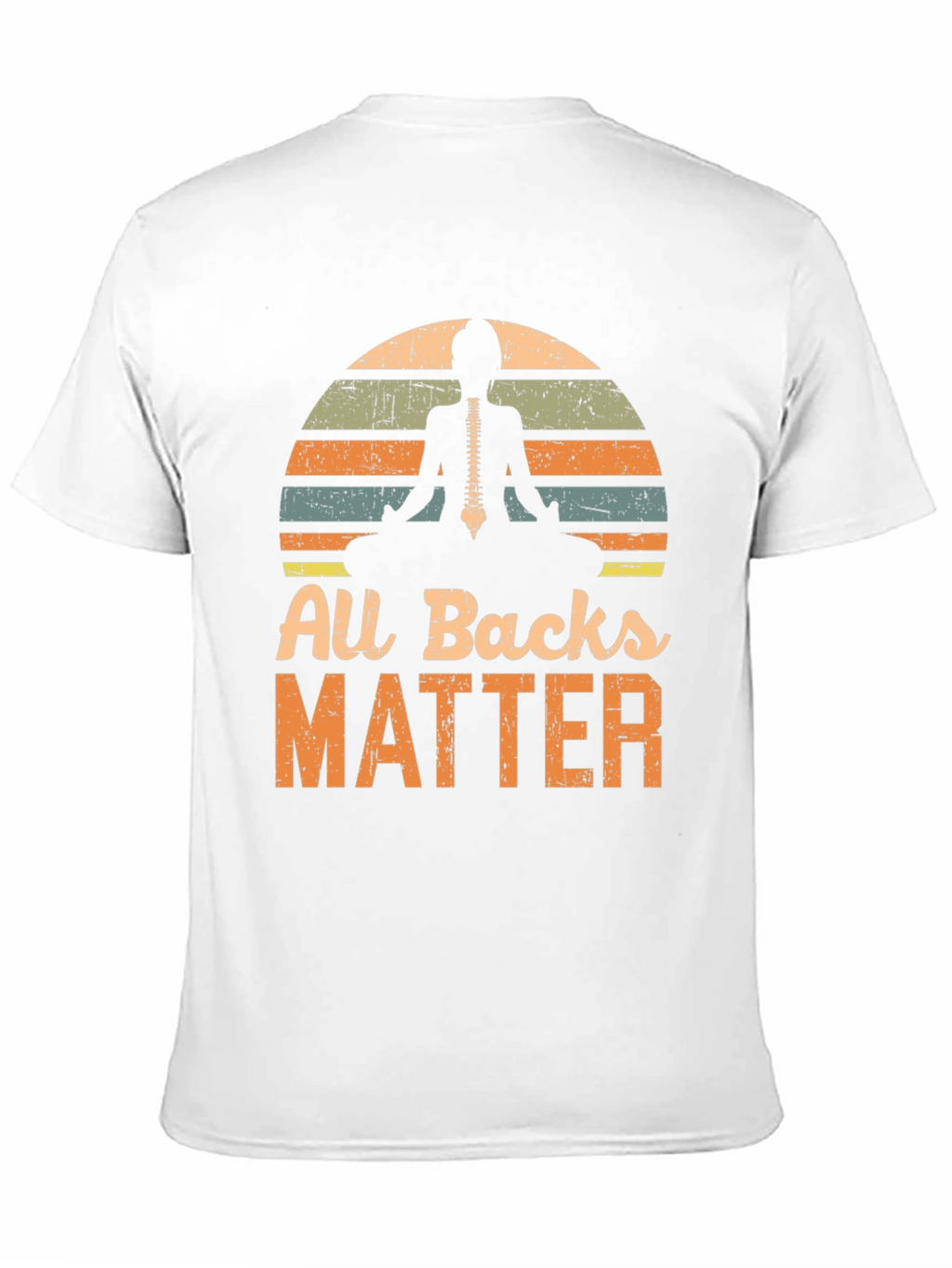 All Backs Matter Yoga Skeleton T-Shirt