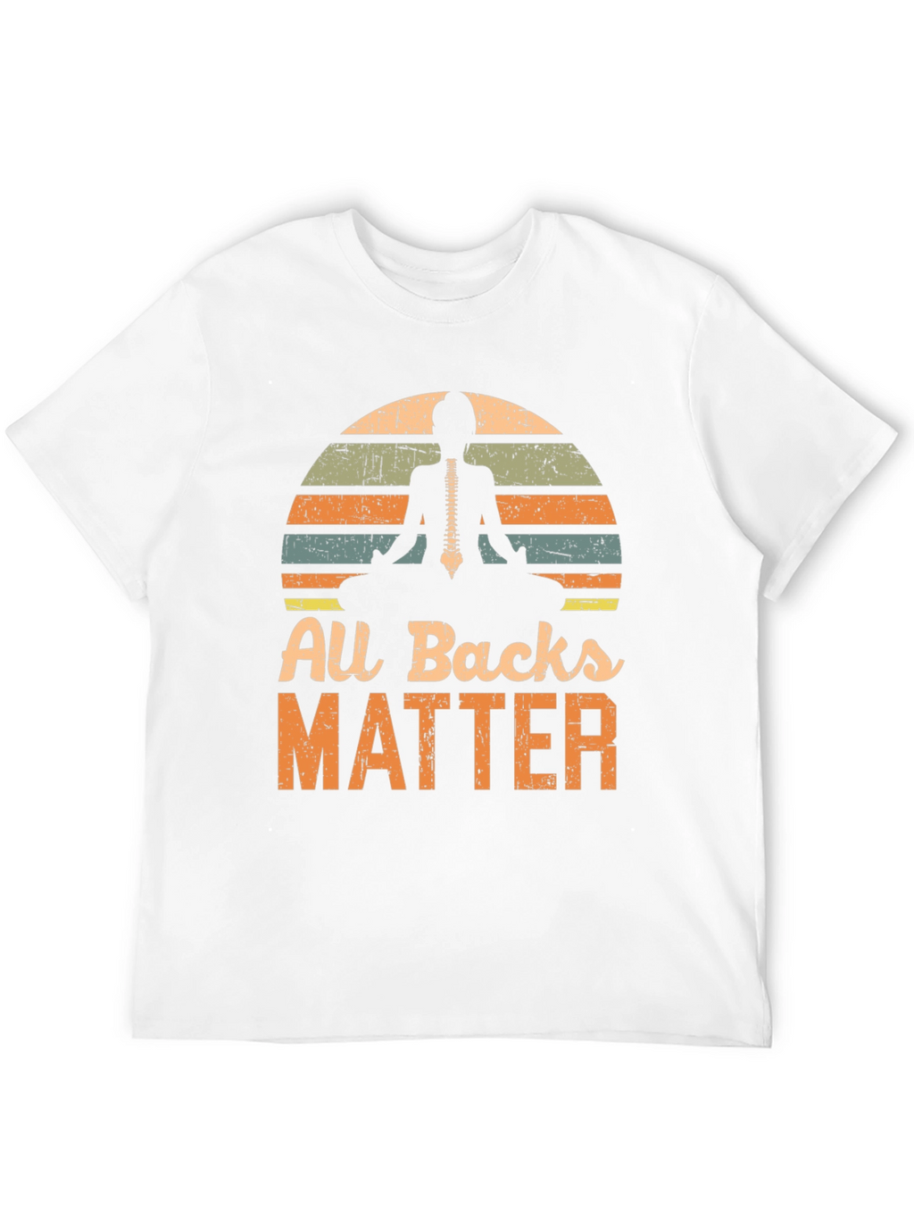 All Backs Matter Yoga Skeleton T-Shirt