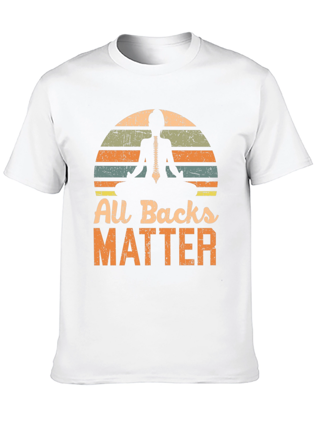 All Backs Matter Yoga Skeleton T-Shirt