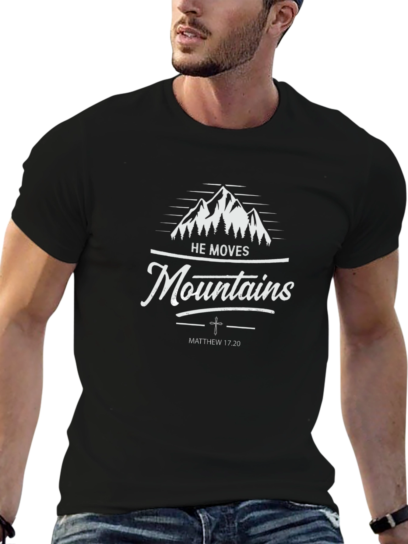 He Moves Mountains Graphic Tee