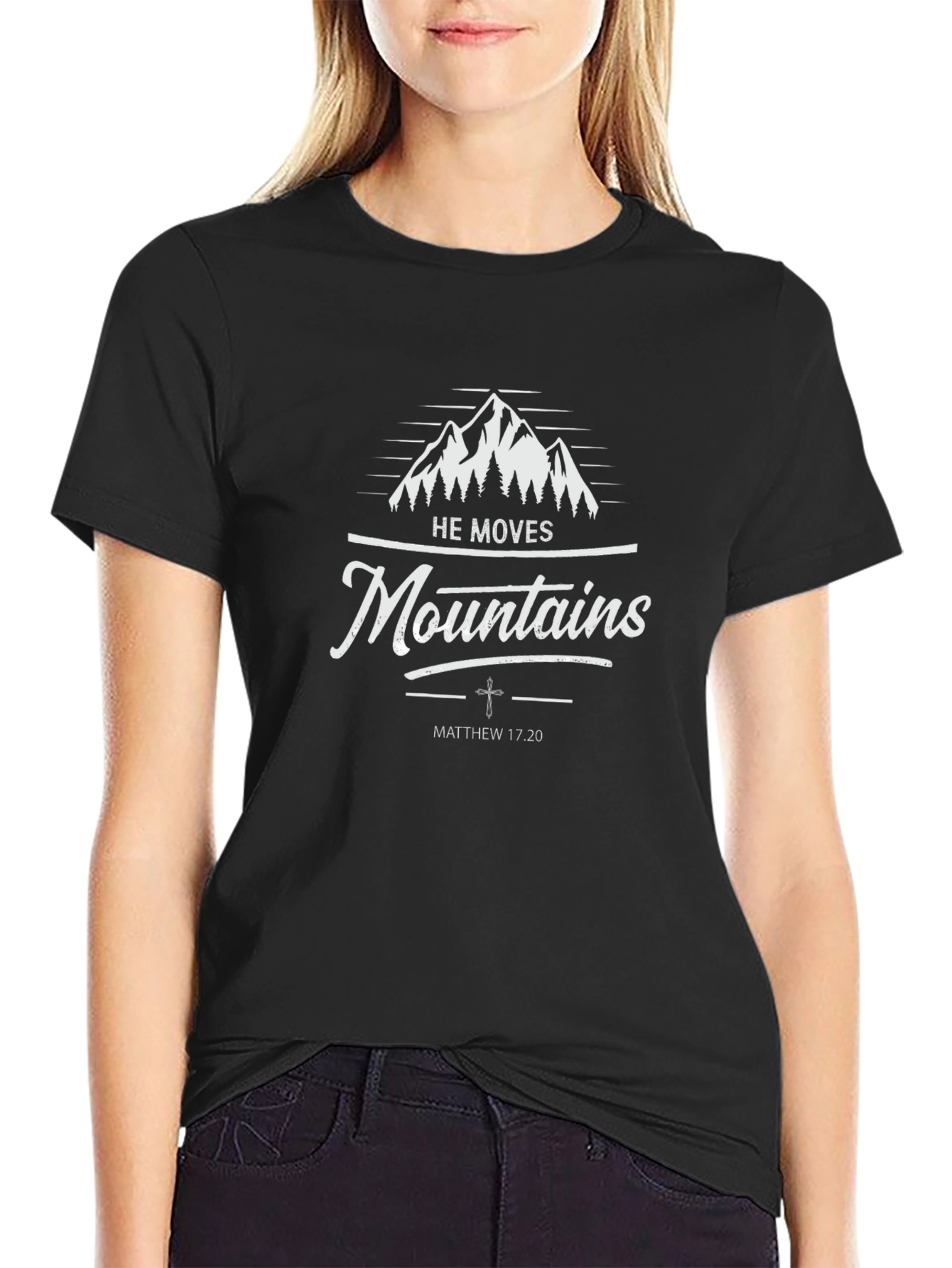 He Moves Mountains Graphic Tee