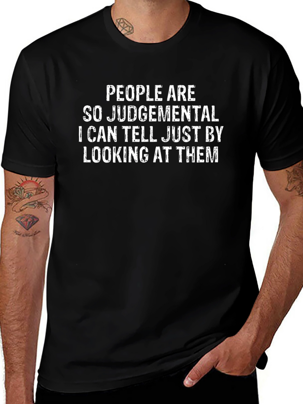 Judgemental Funny Sarcastic Graphic Tee