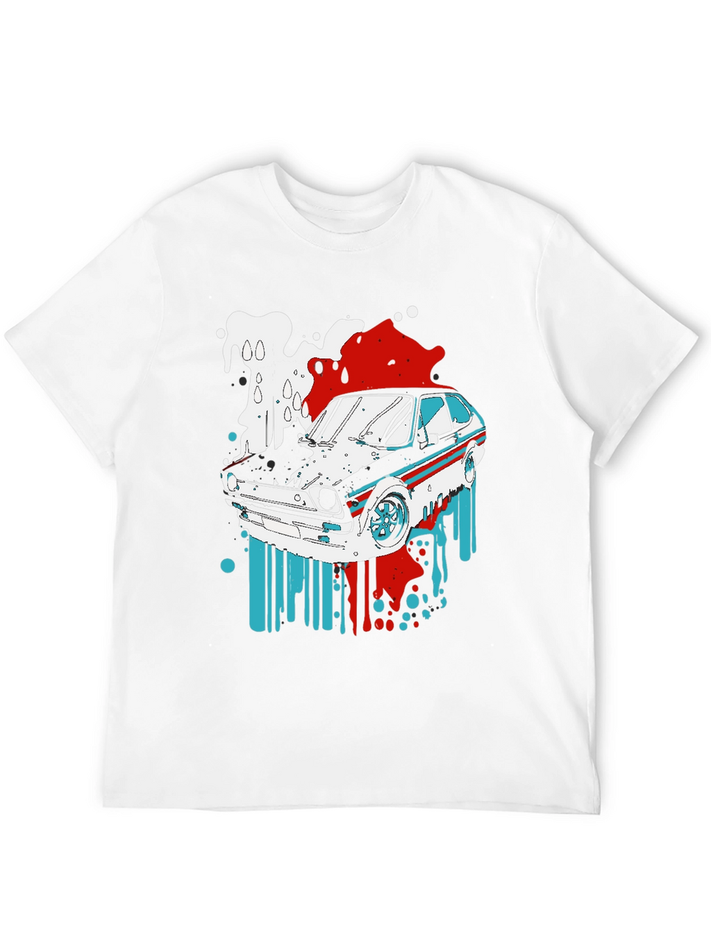 Retro Car Graphic Tee - Unique Automotive Style