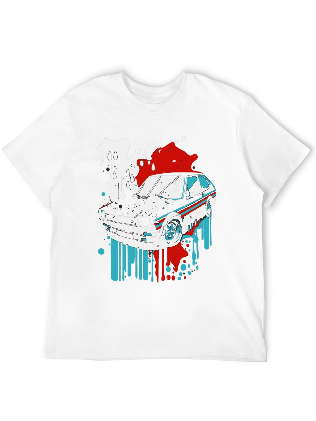 Retro Car Graphic Tee - Unique Automotive Style