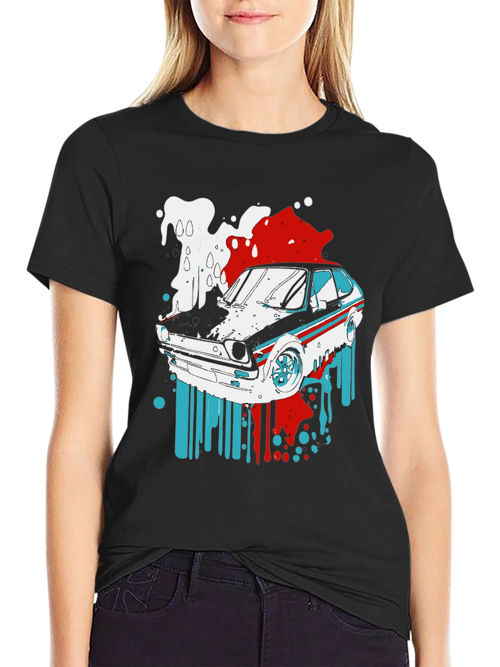 Retro Car Graphic Tee - Unique Automotive Style
