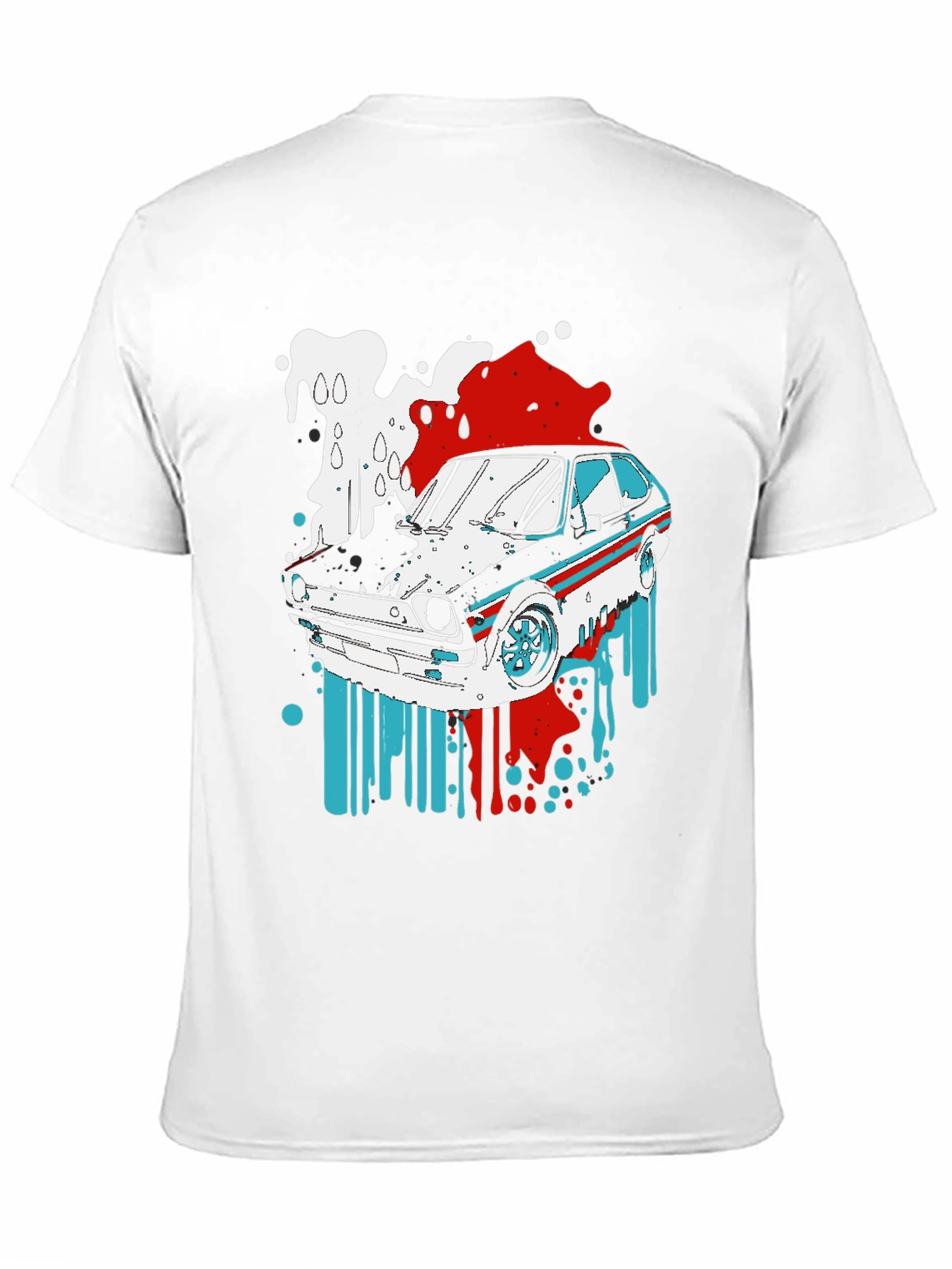 Retro Car Graphic Tee - Unique Automotive Style
