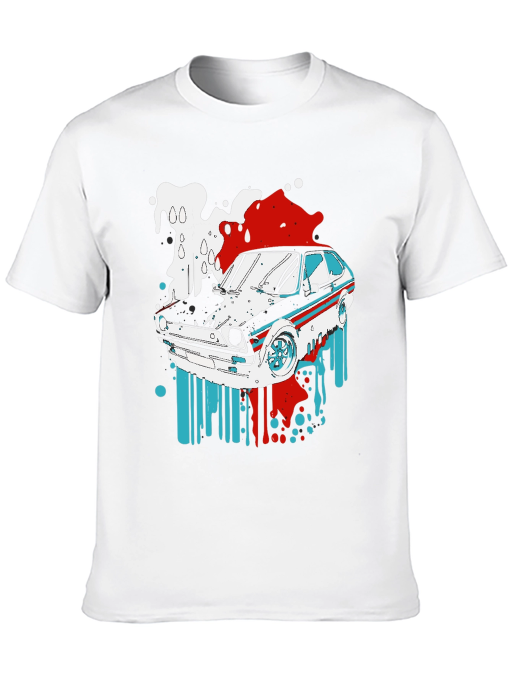 Retro Car Graphic Tee - Unique Automotive Style
