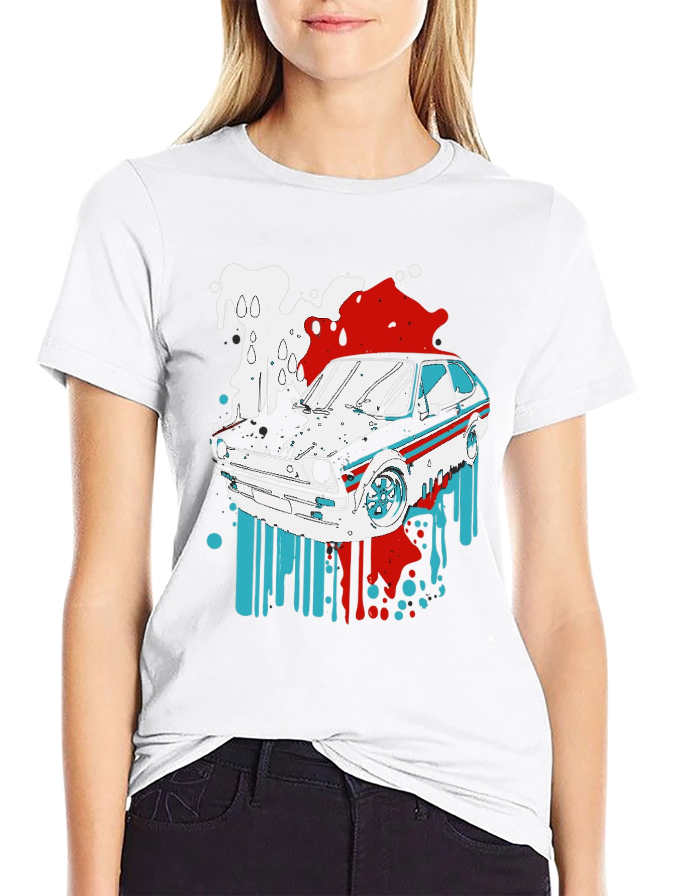Retro Car Graphic Tee - Unique Automotive Style