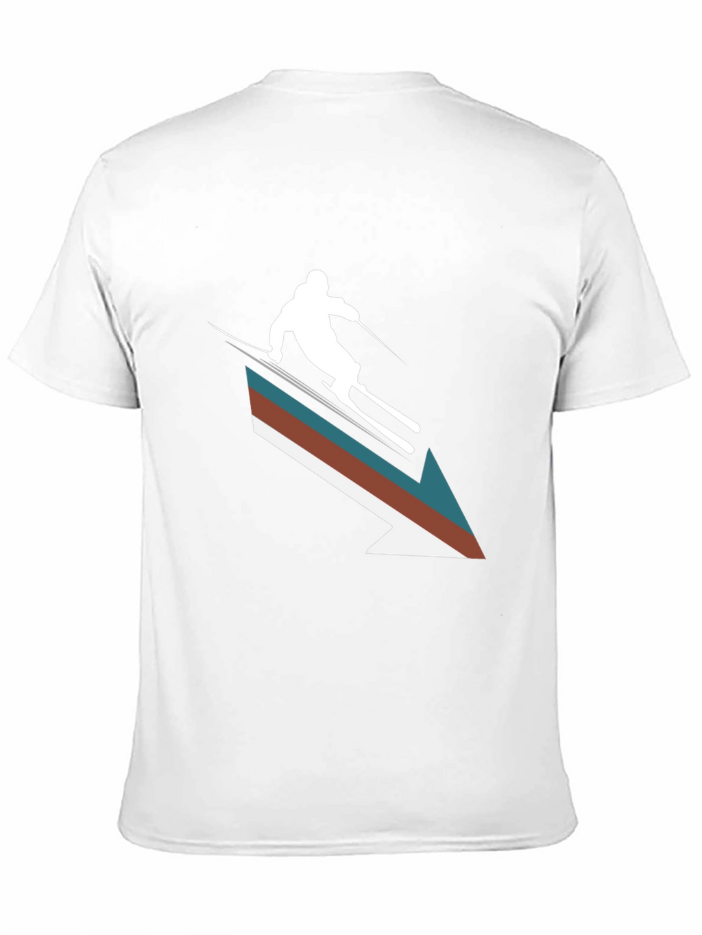 Retro Ski Arrow T-Shirt - Stylish Winter Apparel