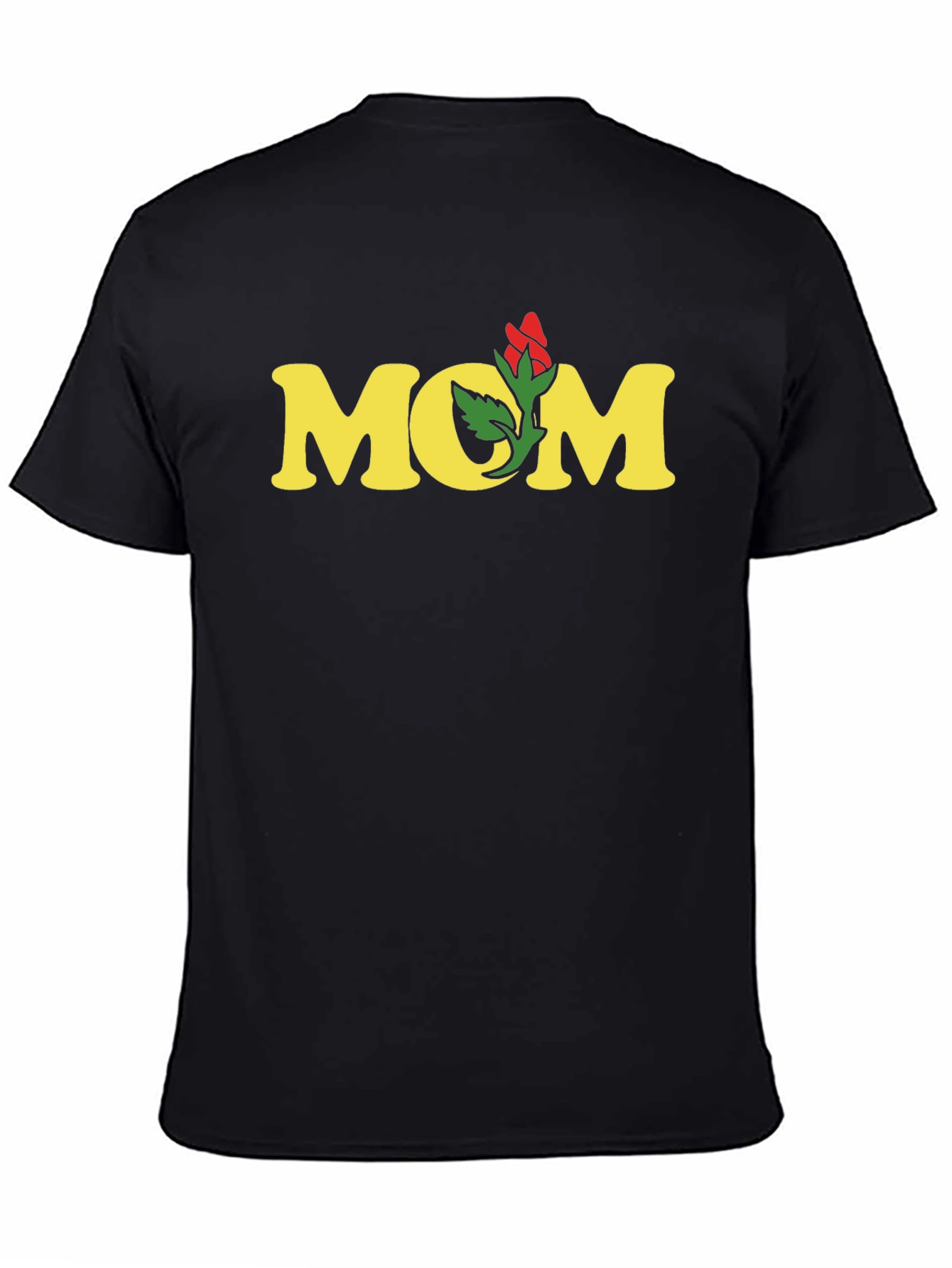 Mom Rose Graphic Tee - Soft Cotton Blend Shirt
