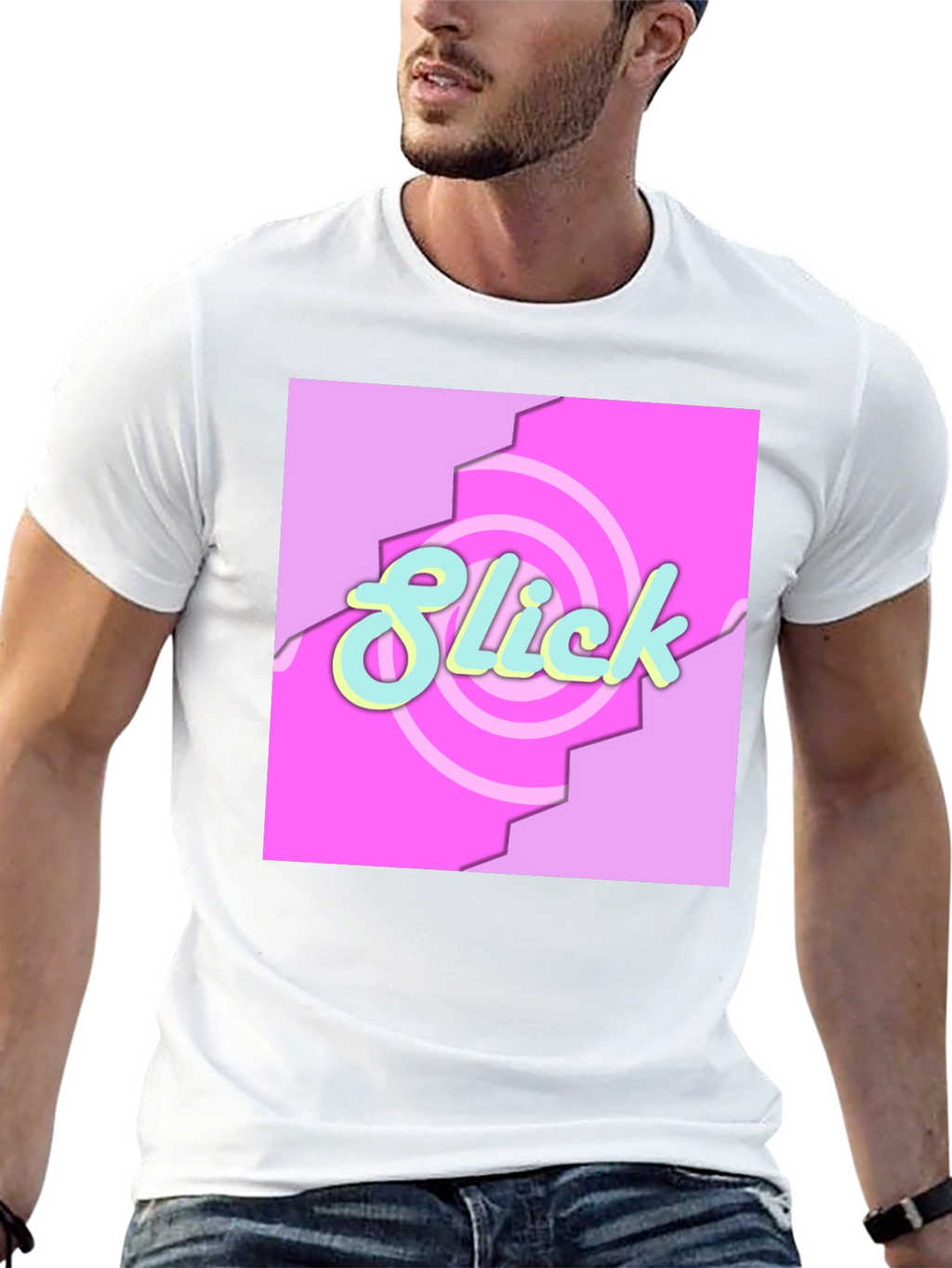 Slick Retro Graphic T-Shirt