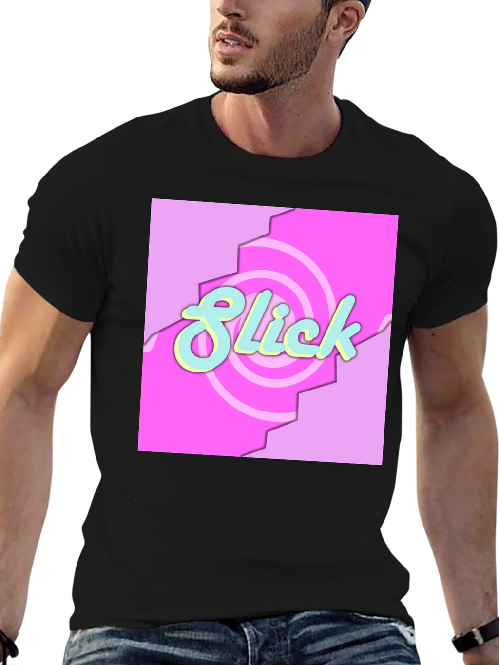 Slick Retro Graphic T-Shirt