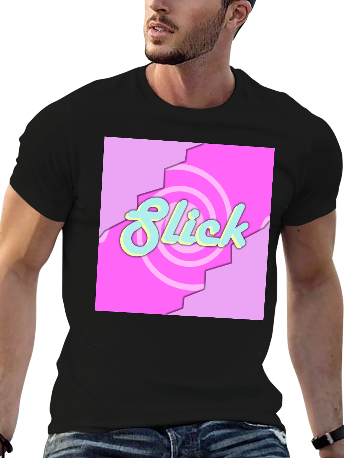 Slick Retro Graphic T-Shirt