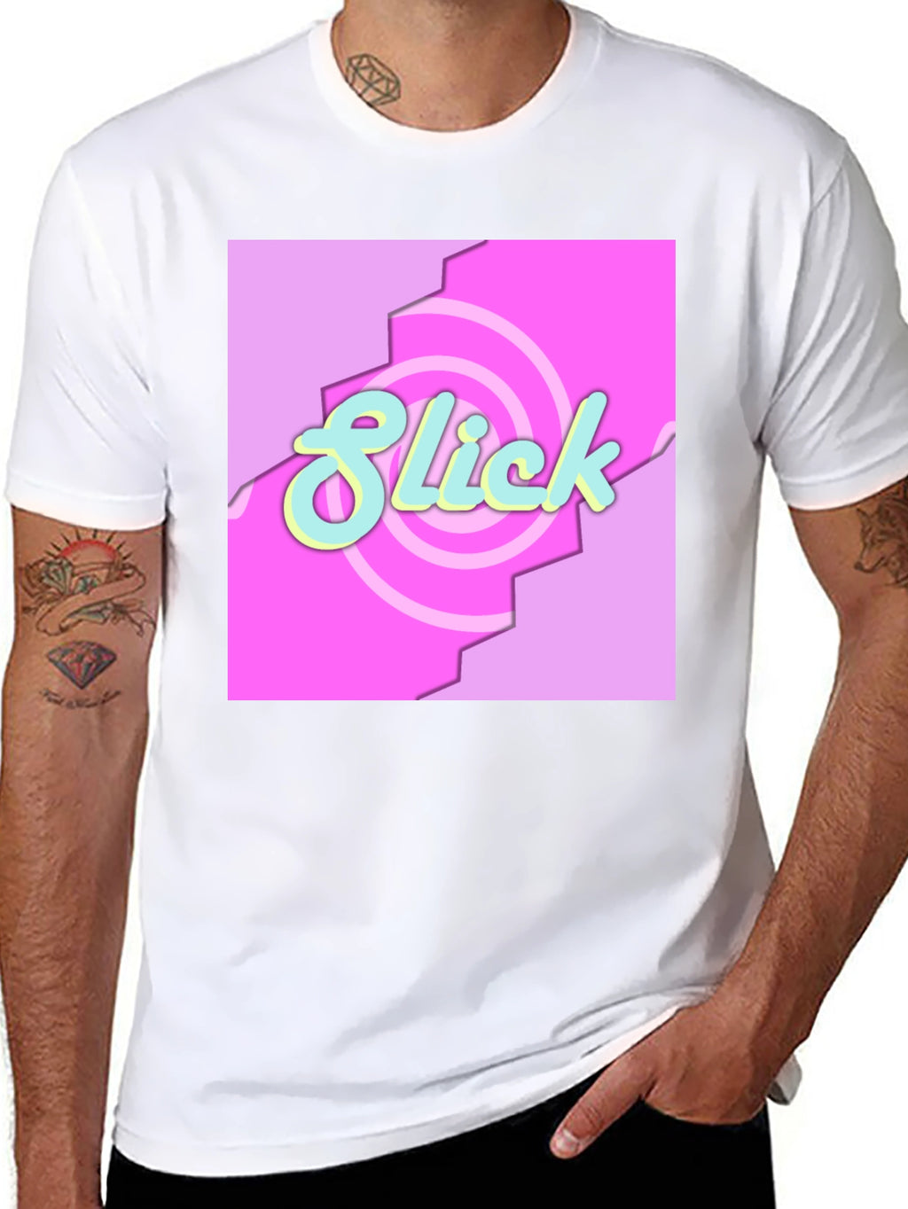 Slick Retro Graphic T-Shirt
