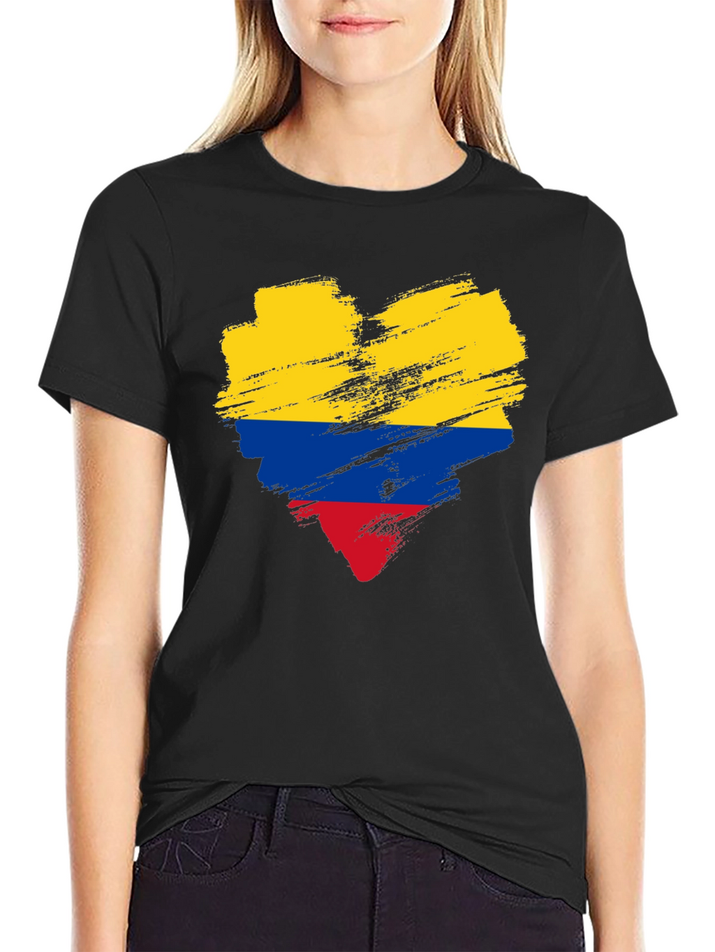 Colombian Flag Heart T-Shirt