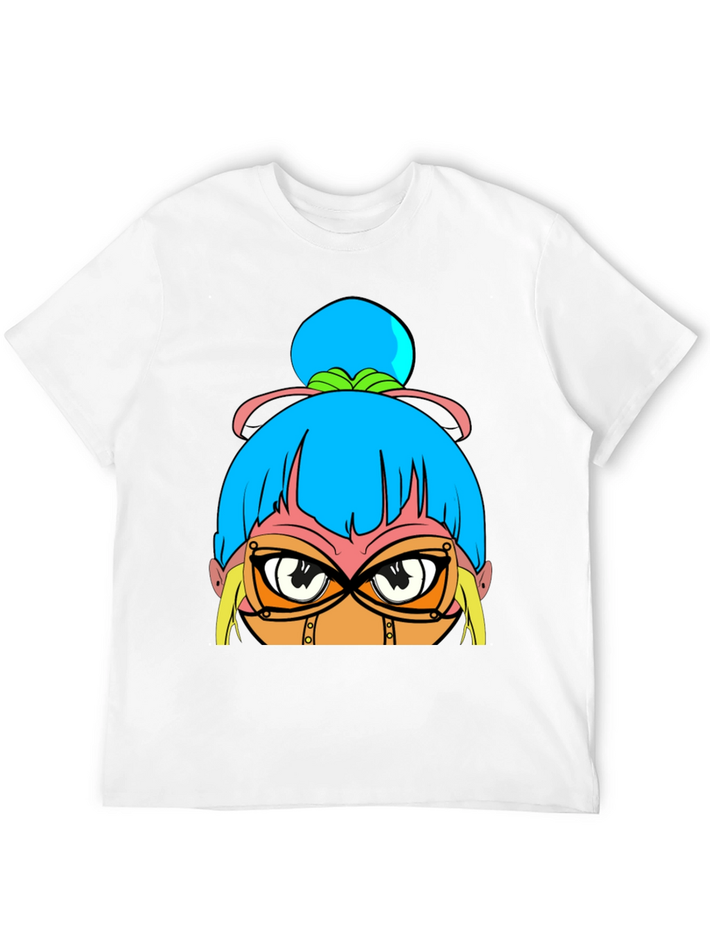 Anime Girl Graphic Black T-Shirt