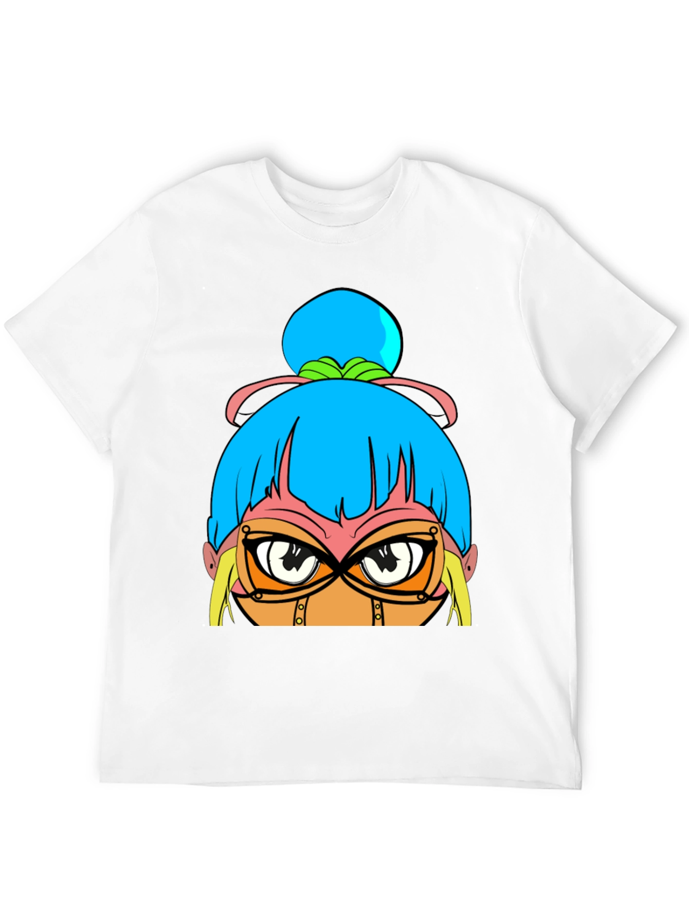 Anime Girl Graphic Black T-Shirt