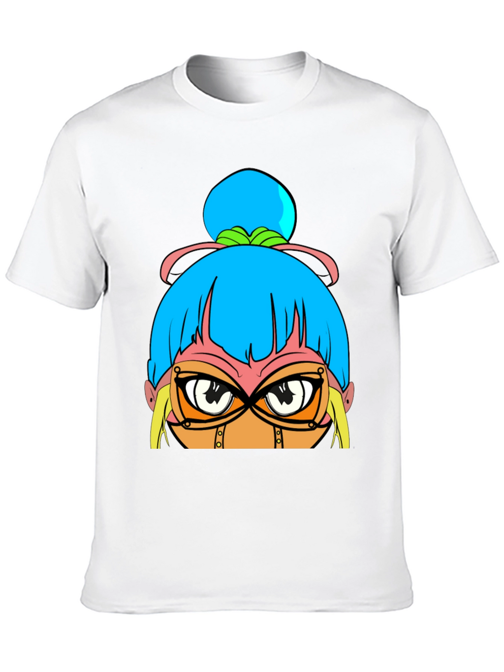 Anime Girl Graphic Black T-Shirt