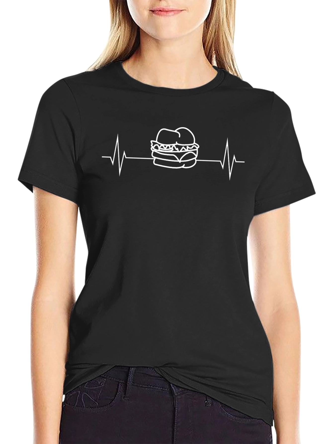 Sandwich Heartbeat Graphic T-Shirt