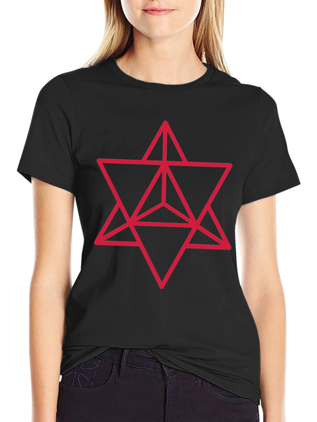 Geometric Merkaba Star T-Shirt
