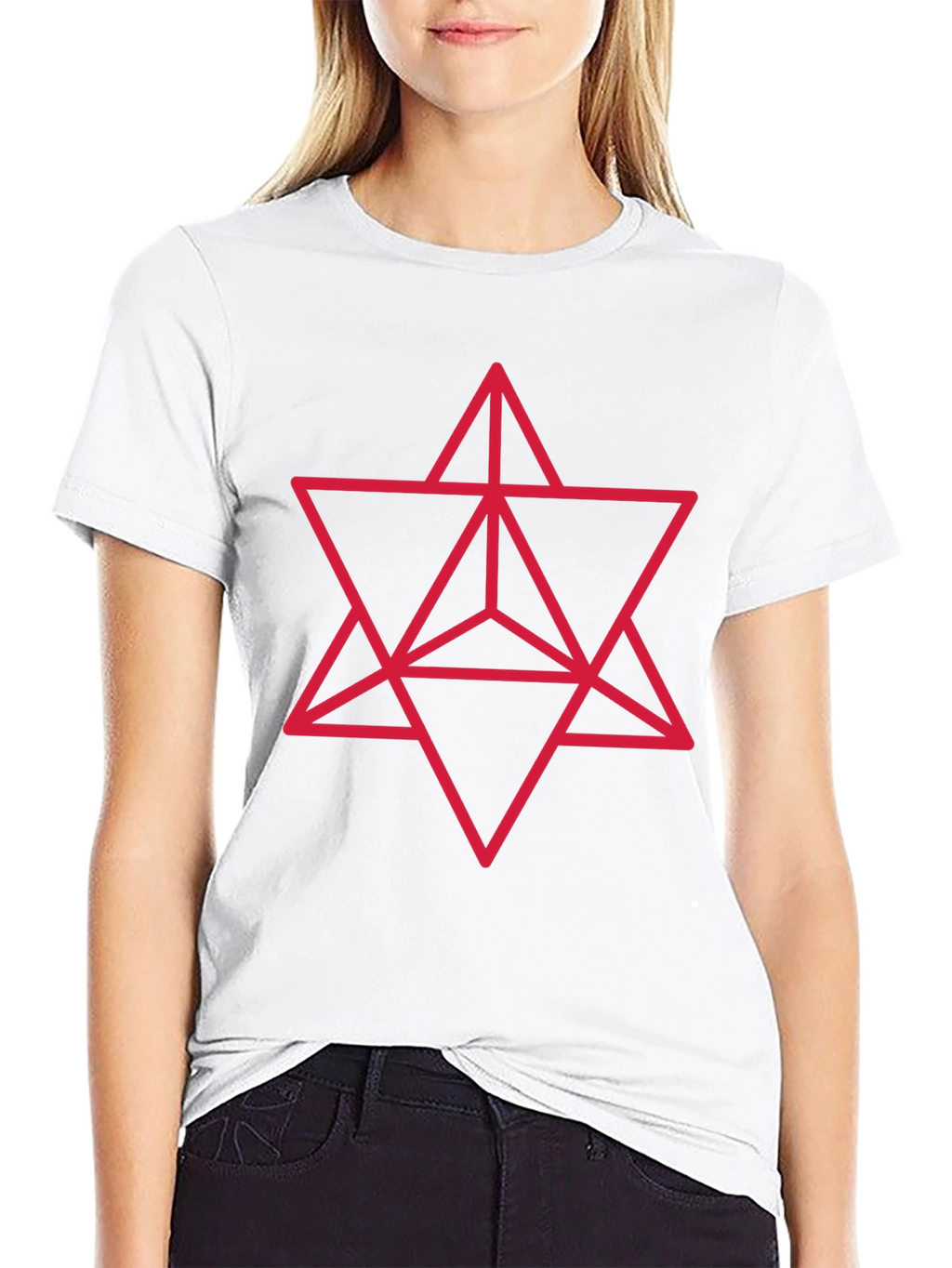 Geometric Merkaba Star T-Shirt