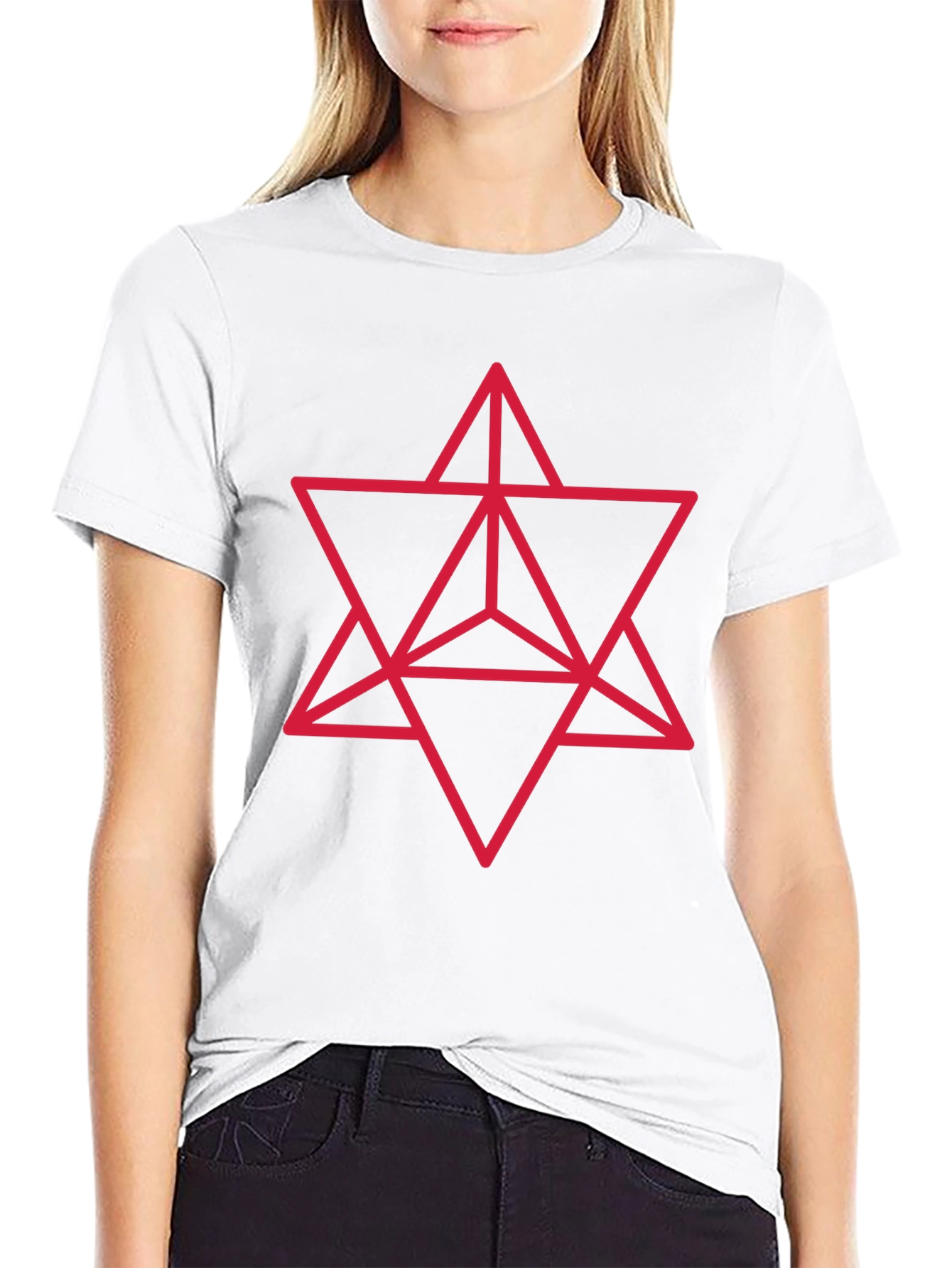 Geometric Merkaba Star T-Shirt