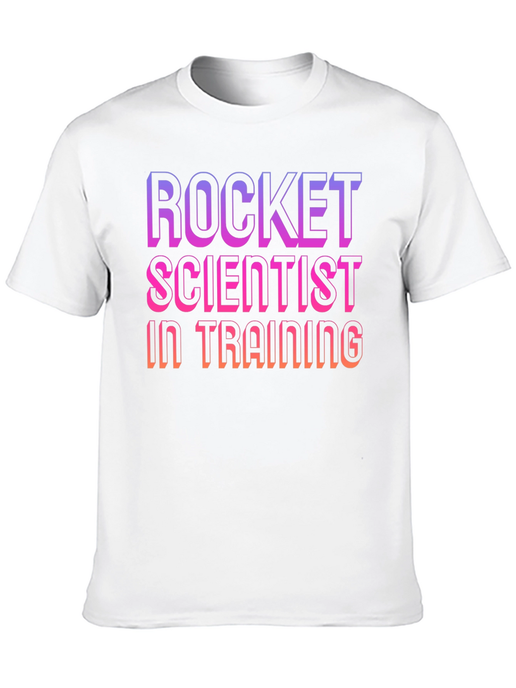 Rocket Scientist In Training Black T-Shirt